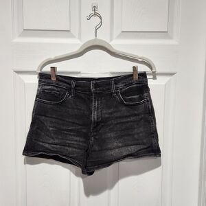 Hollister High Rise Black Jean Shorts